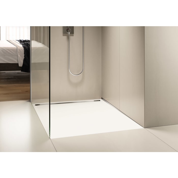 Kaldewei NEXSYS Duschfläche mit Ablaufrinne und Secure Plus 90 x 90 cm