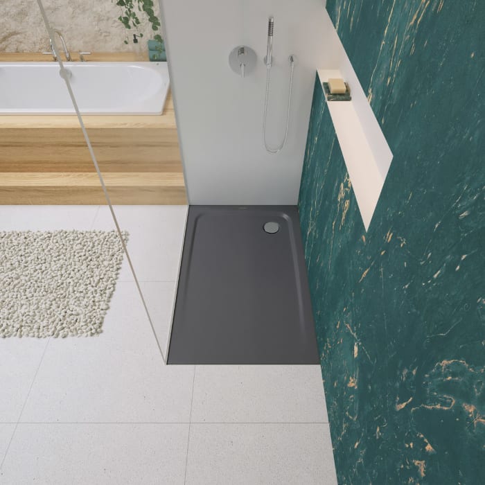 Kaldewei SUPERPLAN CLASSIC 405-1 Duschwanne 90 x 110 cm mit Secure Plus
