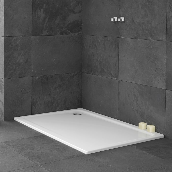 Kaldewei SUPERPLAN CLASSIC 388-5 Duschwanne 80 x 90 cm, inkl. Wannenträger extraflach