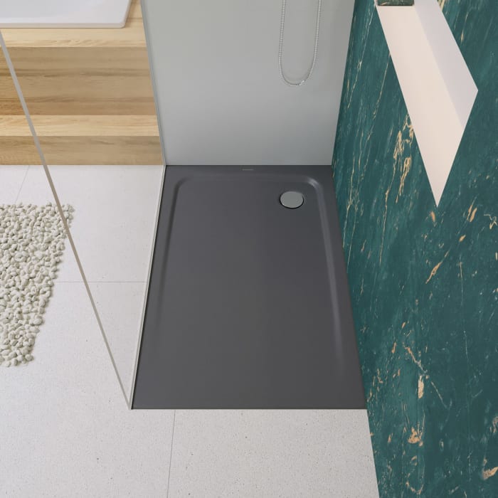 Kaldewei SUPERPLAN CLASSIC 406-2 Duschwanne 90 x 120 cm mit Secure Plus, inkl. Wannenträger