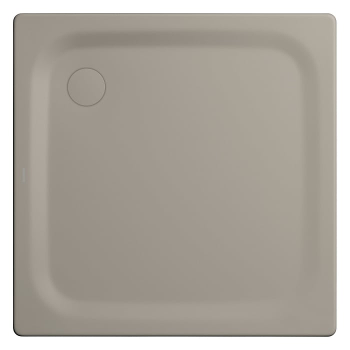 Kaldewei SUPERPLAN CLASSIC 391-5 Duschwanne 100 x 100 cm mit Secure Plus, inkl. Wannenträger extraflach