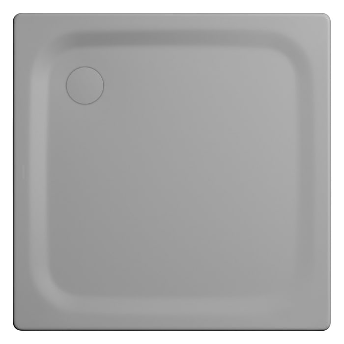 Kaldewei SUPERPLAN CLASSIC 386-5 Duschwanne 80 x 80 cm mit Secure Plus, inkl. Wannenträger extraflach