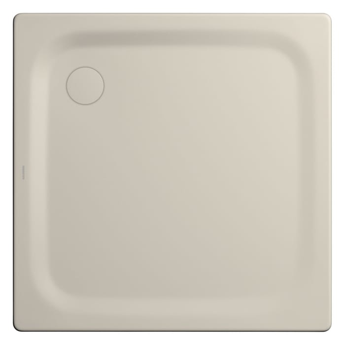 Kaldewei SUPERPLAN CLASSIC 386-5 Duschwanne 80 x 80 cm mit Secure Plus, inkl. Wannenträger extraflach