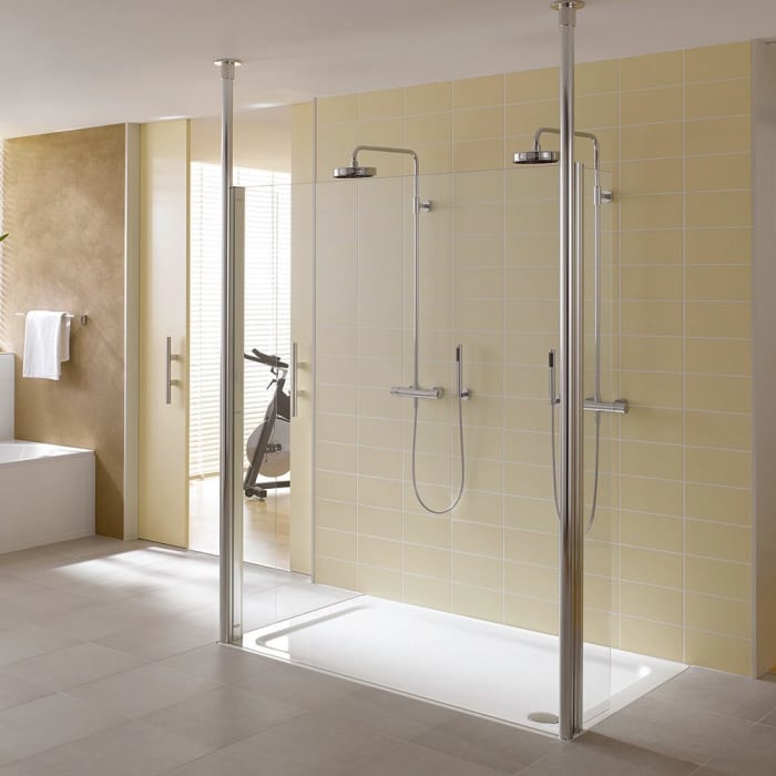 Kaldewei SUPERPLAN CLASSIC 429-2 Duschwanne 90 x 140 cm, inkl. Wannenträger