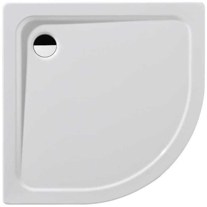 Kaldewei Arrondo 870-1 Viertelkreis-Duschwanne 90 x 90 x 2,5 cm mit Antislip