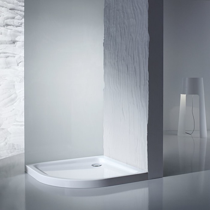 Kaldewei Arrondo 871-1 Viertelkreis-Duschwanne 90 x 90 x 6,5 cm