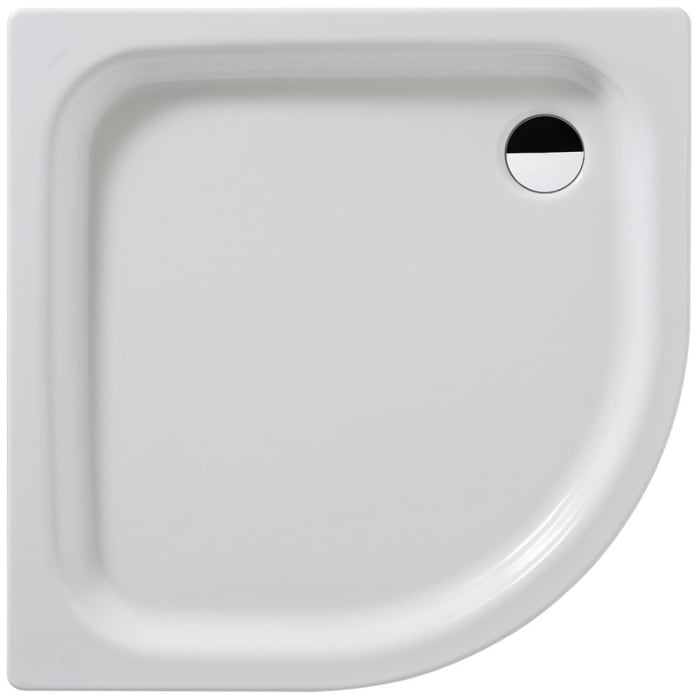 Kaldewei Zirkon 511-1 Viertelkreis-Duschwanne 80 x 80 x 6,5 cm