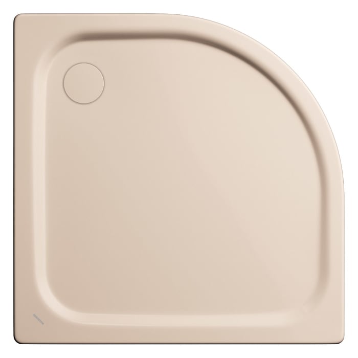 Kaldewei Zirkon 601-2 Viertelkreis-Duschwanne 80 x 90 x 3,5 cm mit Wannenträger