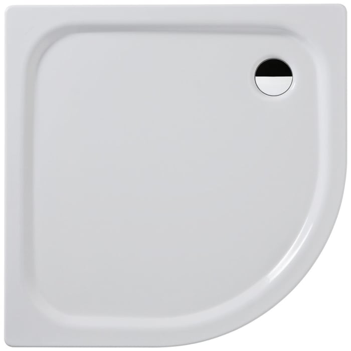 Kaldewei Zirkon 604-1 Viertelkreis-Duschwanne 90 x 90 x 3,5 cm