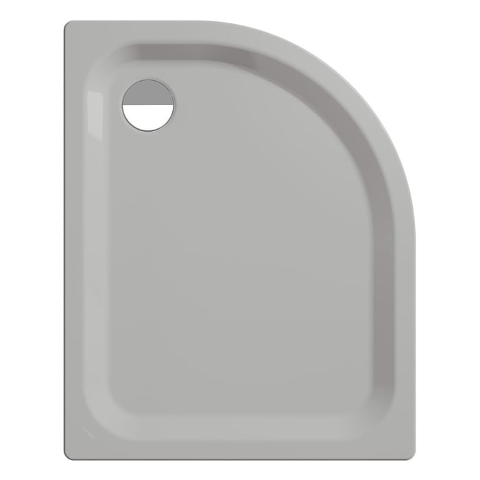 Kaldewei Zirkon 502-2 Viertelkreis-Duschwanne 75 x 90 x 3,5 cm mit Wannenträger