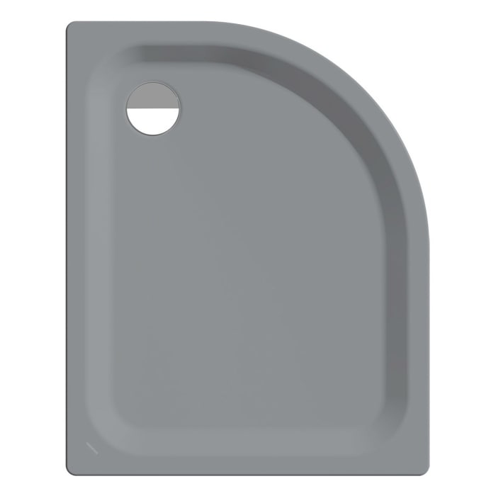 Kaldewei Zirkon 502-2 Viertelkreis-Duschwanne 75 x 90 x 3,5 cm mit Wannenträger