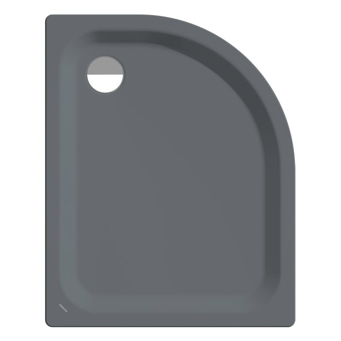 Kaldewei Zirkon 502-2 Viertelkreis-Duschwanne 75 x 90 x 3,5 cm mit Wannenträger
