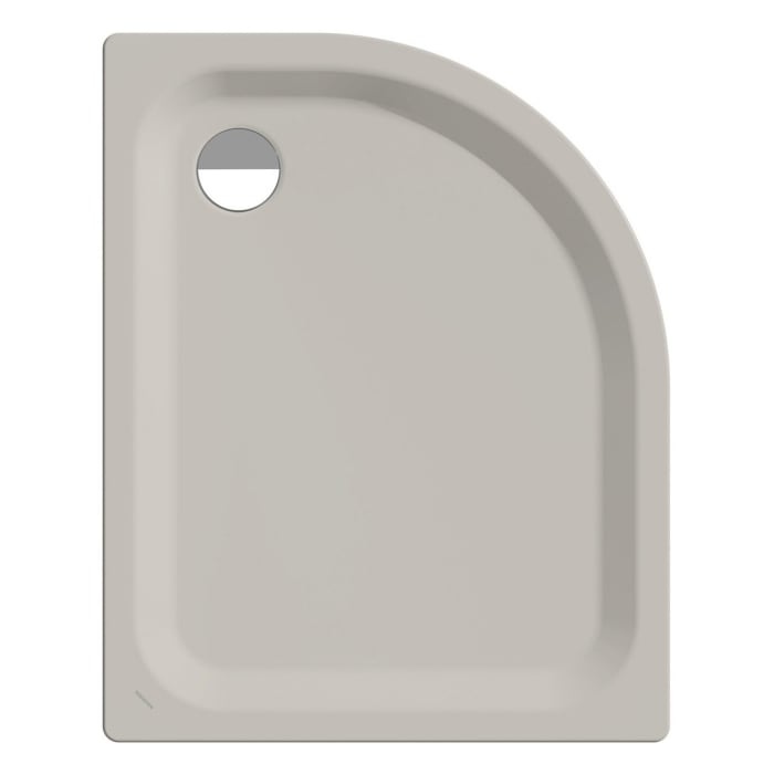 Kaldewei Zirkon 502-2 Viertelkreis-Duschwanne 75 x 90 x 3,5 cm mit Wannenträger