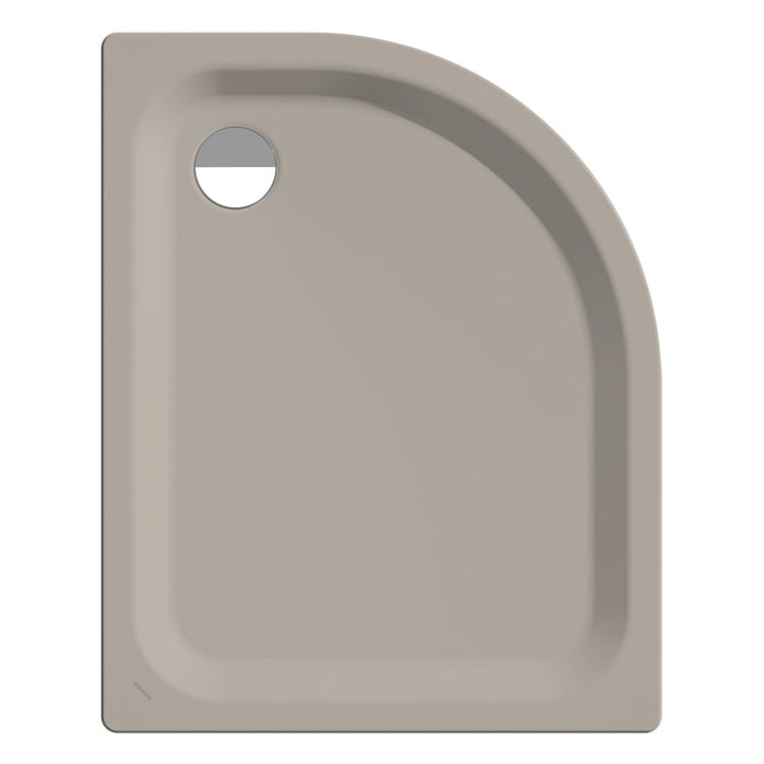 Kaldewei Zirkon 502-2 Viertelkreis-Duschwanne 75 x 90 x 3,5 cm mit Wannenträger
