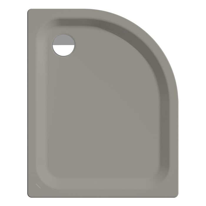 Kaldewei Zirkon 502-2 Viertelkreis-Duschwanne 75 x 90 x 3,5 cm mit Wannenträger