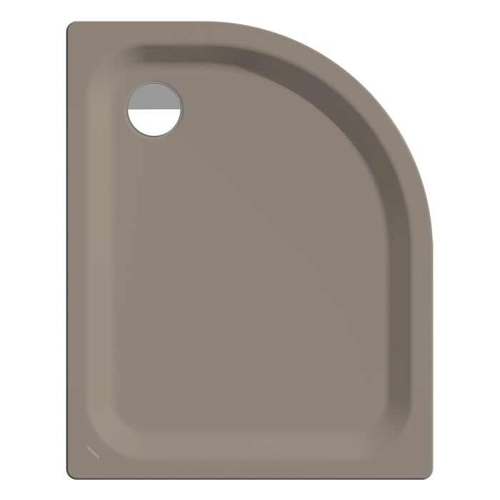 Kaldewei Zirkon 502-2 Viertelkreis-Duschwanne 75 x 90 x 3,5 cm mit Wannenträger