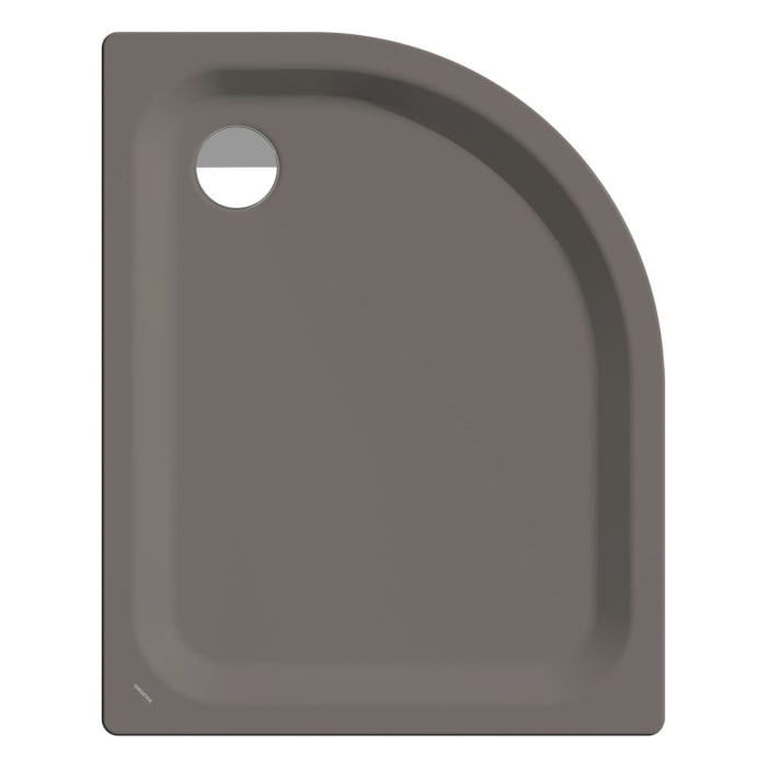 Kaldewei Zirkon 502-2 Viertelkreis-Duschwanne 75 x 90 x 3,5 cm mit Wannenträger