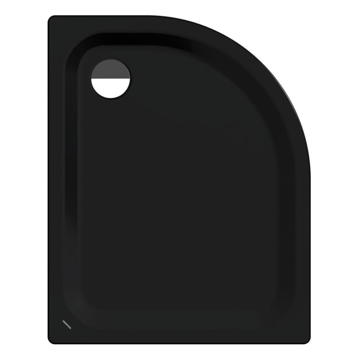 Kaldewei Zirkon 502-2 Viertelkreis-Duschwanne 75 x 90 x 3,5 cm mit Wannenträger
