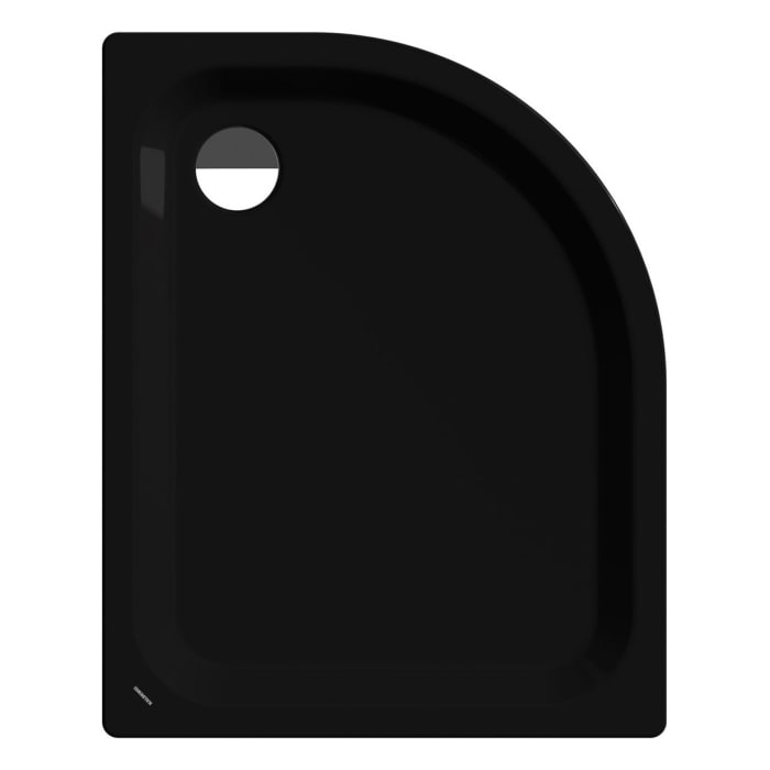 Kaldewei Zirkon 502-2 Viertelkreis-Duschwanne 75 x 90 x 3,5 cm mit Wannenträger