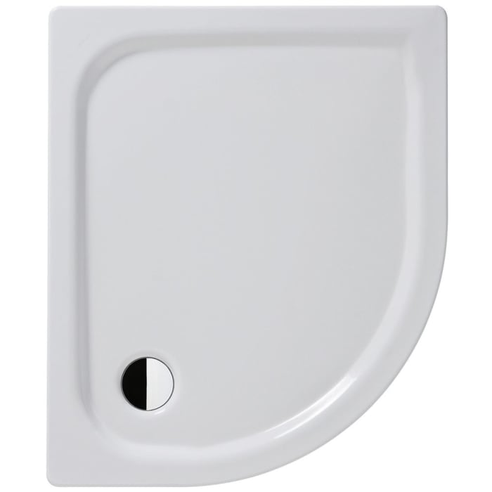 Kaldewei Zirkon 501-1 Viertelkreis-Duschwanne 90 x 75 x 3,5 cm