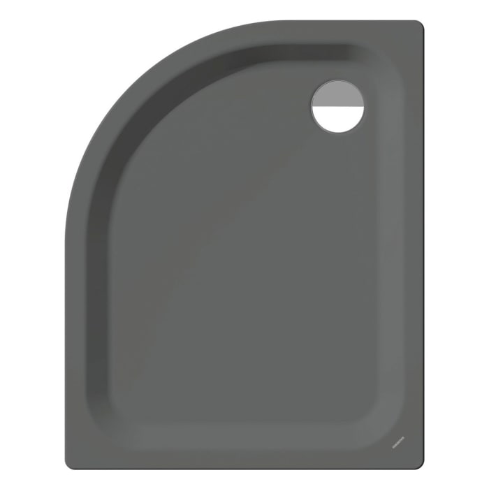 Kaldewei Zirkon 501-1 Viertelkreis-Duschwanne 90 x 75 x 3,5 cm