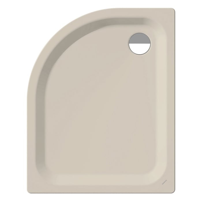 Kaldewei Zirkon 603-2 Viertelkreis-Duschwanne 90 x 80 x 3,5 cm mit Wannenträger