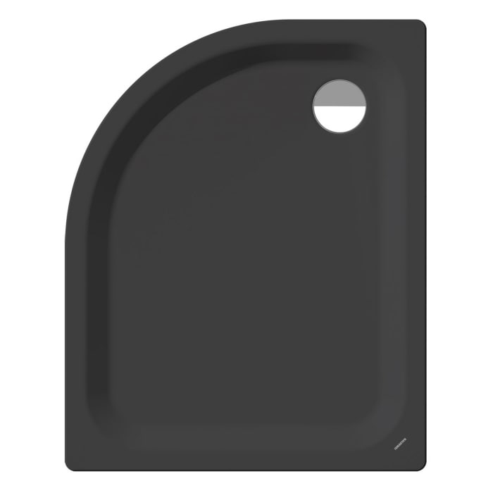 Kaldewei Zirkon 603-2 Viertelkreis-Duschwanne 90 x 80 x 3,5 cm mit Wannenträger