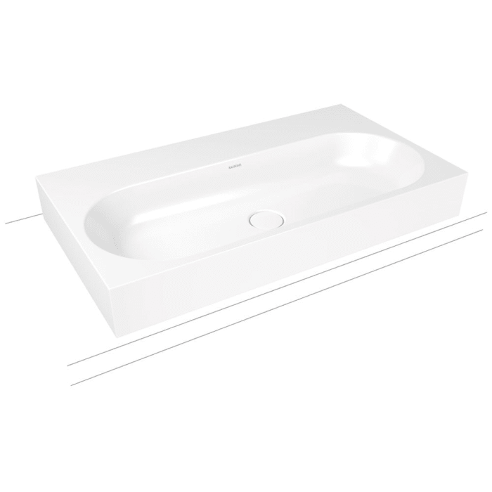 Kaldewei CENTRO Aufsatzwaschtisch 3058 ohne Hahnlochbohrung, 90 cm