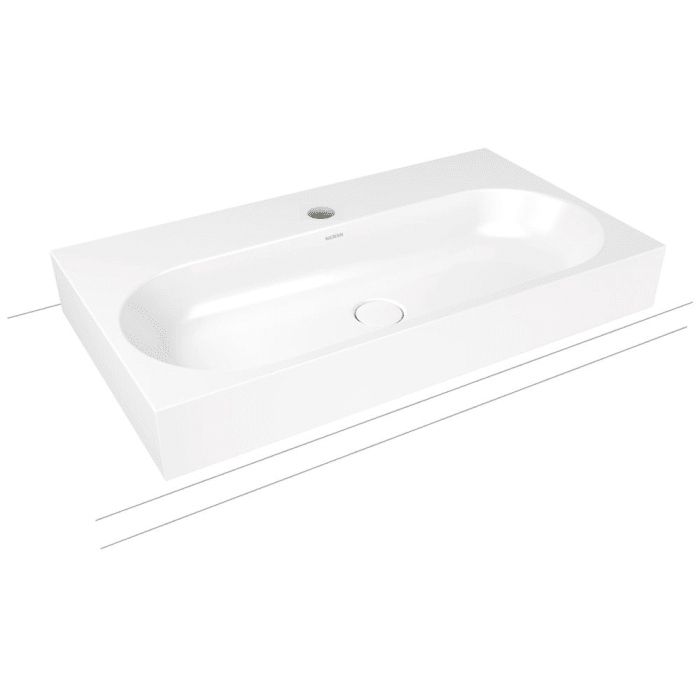 Kaldewei CENTRO Aufsatzwaschtisch 3058 mit 1 Hahnlochbohrung, 90 cm