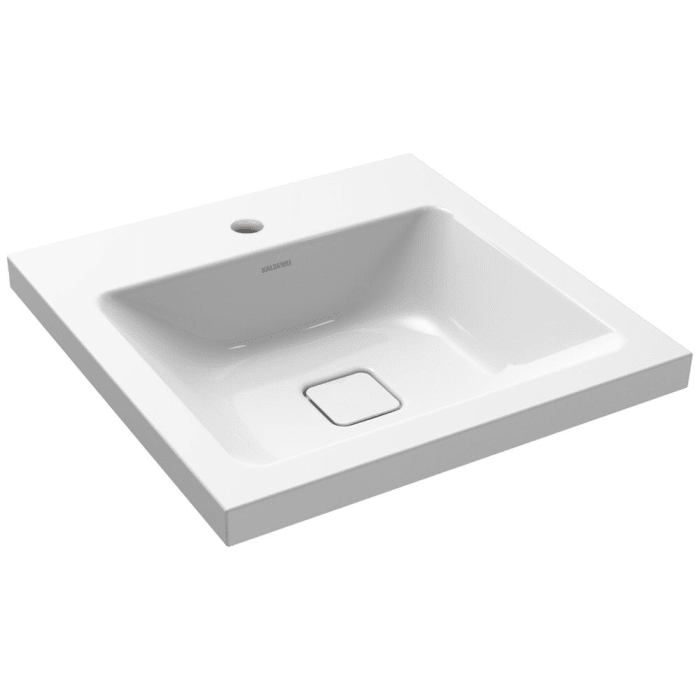 Kaldewei CONO Aufsatzwaschtisch 3076 mit 1 Hahnlochbohrung, 50 cm