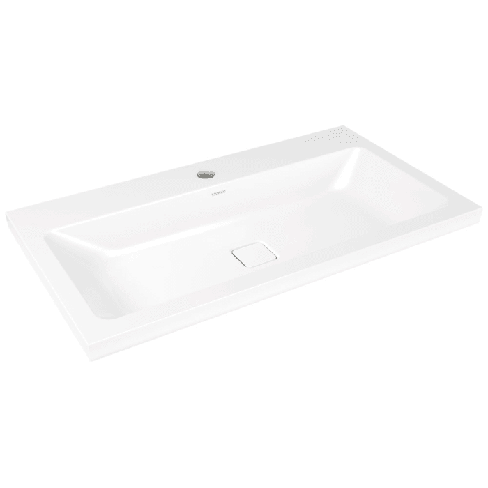Kaldewei CONO Aufsatzwaschtisch 3084 mit 1 Hahnlochbohrung, 90 cm