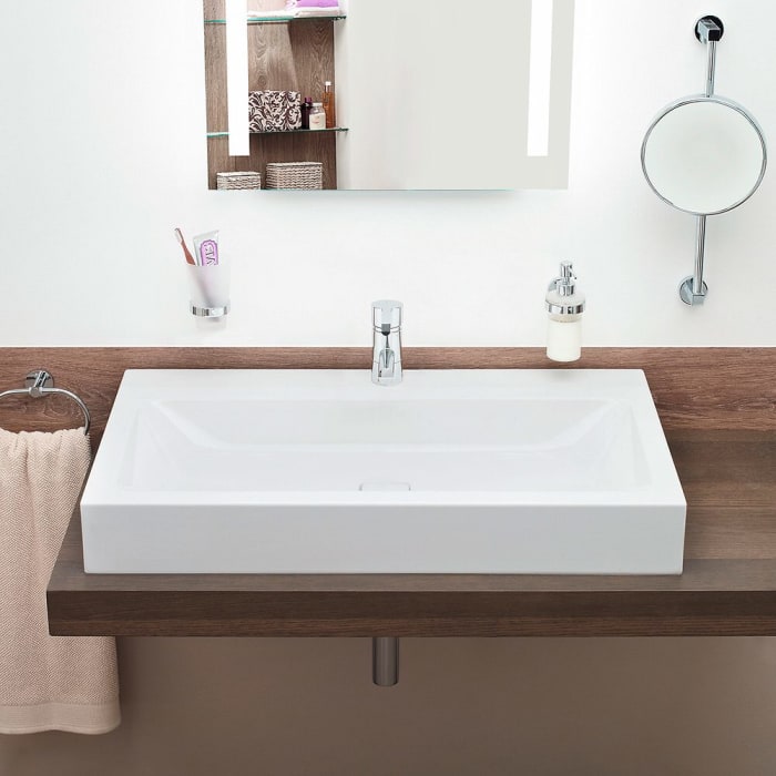 Kaldewei CONO Aufsatzwaschtisch 3085 ohne Hahnlochbohrung, 60 cm