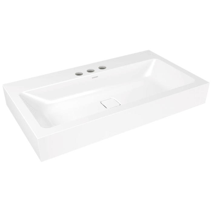 Kaldewei CONO Wandwaschtisch 3090 mit 3 Hahnlochbohrungen, 90 cm