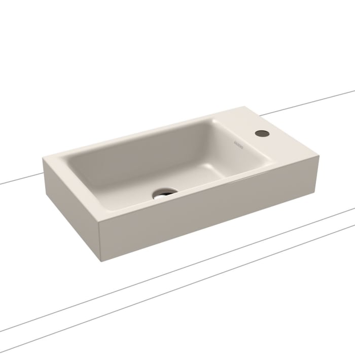 Kaldewei PURO Aufsatz- Handwaschtisch 3166, 55 cm