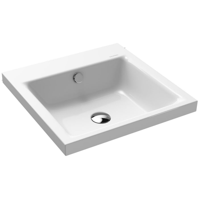 Kaldewei PURO Aufsatzwaschtisch 3153 mit 1 Hahnlochbohrung, 46 cm