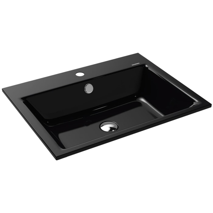 Kaldewei PURO Einbauwaschtisch 3151 mit 1 Hahnlochbohrung, 60 cm