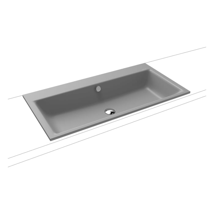 Kaldewei PURO Einbauwaschtisch 3152 ohne Hahnlochbohrung, 90 cm