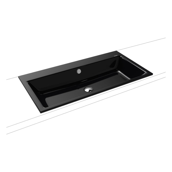 Kaldewei PURO Einbauwaschtisch 3152 ohne Hahnlochbohrung, 90 cm