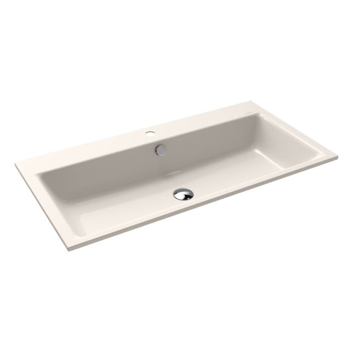 Kaldewei PURO Einbauwaschtisch 3152 mit 1 Hahnlochbohrung, 90 cm