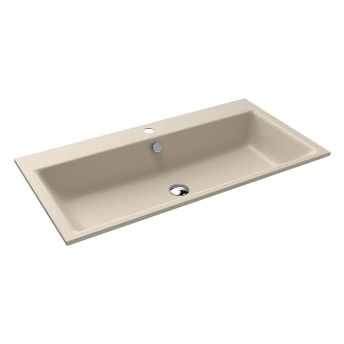 Kaldewei PURO Einbauwaschtisch 3152 mit 1 Hahnlochbohrung, 90 cm