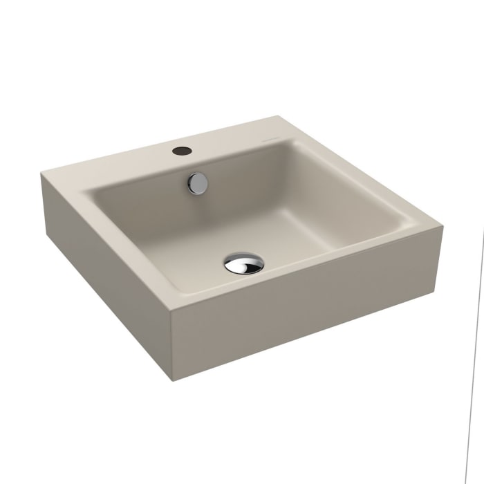 Kaldewei PURO Wandwaschtisch 3163 mit 1 Hahnlochbohrung, 46 cm