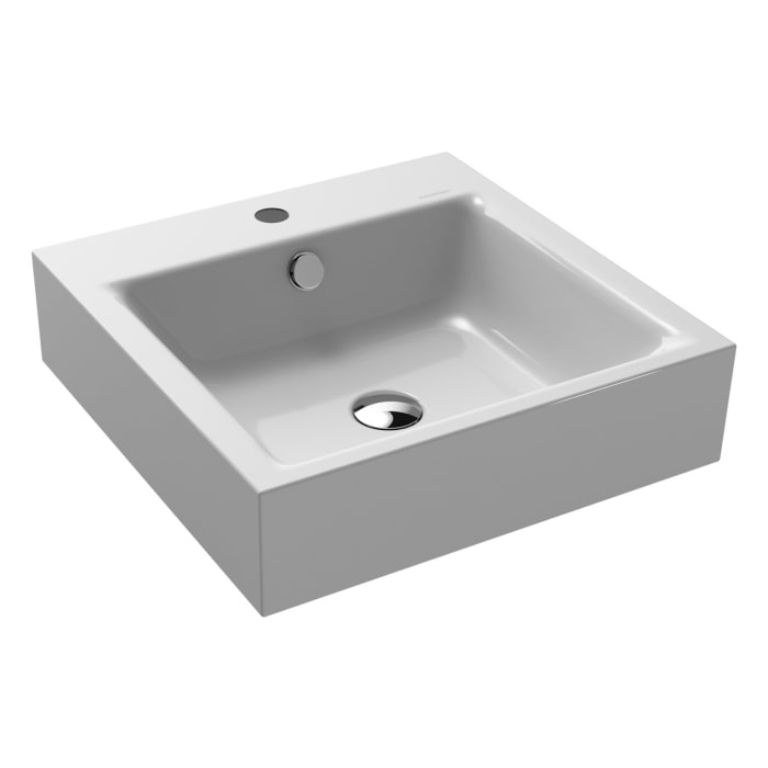 Kaldewei PURO Wandwaschtisch 3163 mit 1 Hahnlochbohrung, 46 cm