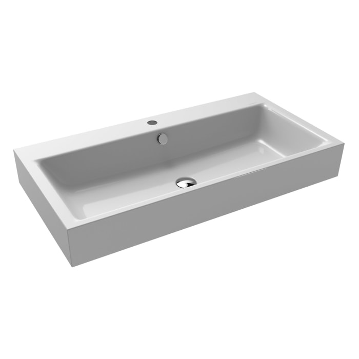 Kaldewei PURO Wandwaschtisch 3165 mit 1 Hahnlochbohrung, 90 cm