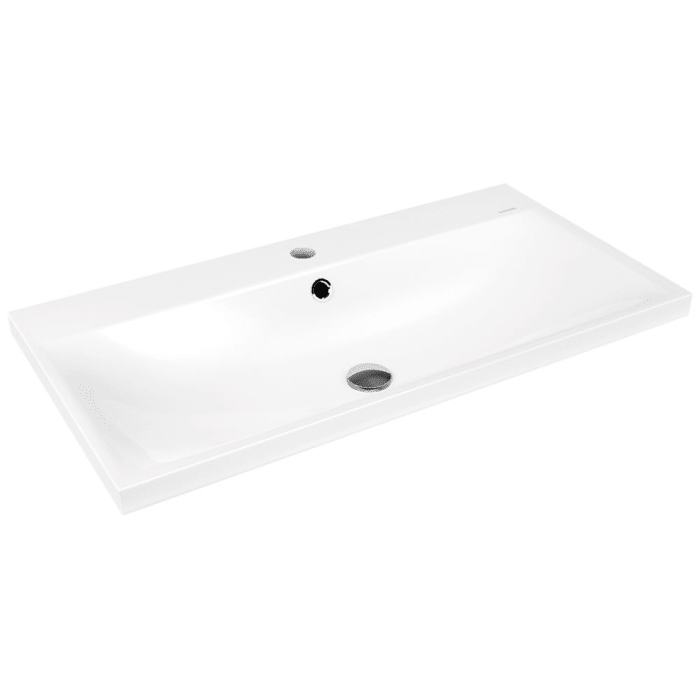 Kaldewei SILENIO Aufsatzwaschtisch 3041 mit 1 Hahnlochbohrung, 90 cm