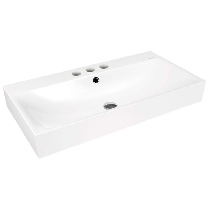 Kaldewei SILENIO Aufsatzwaschtisch 3043 mit 3 Hahnlochbohrungen, 90 cm