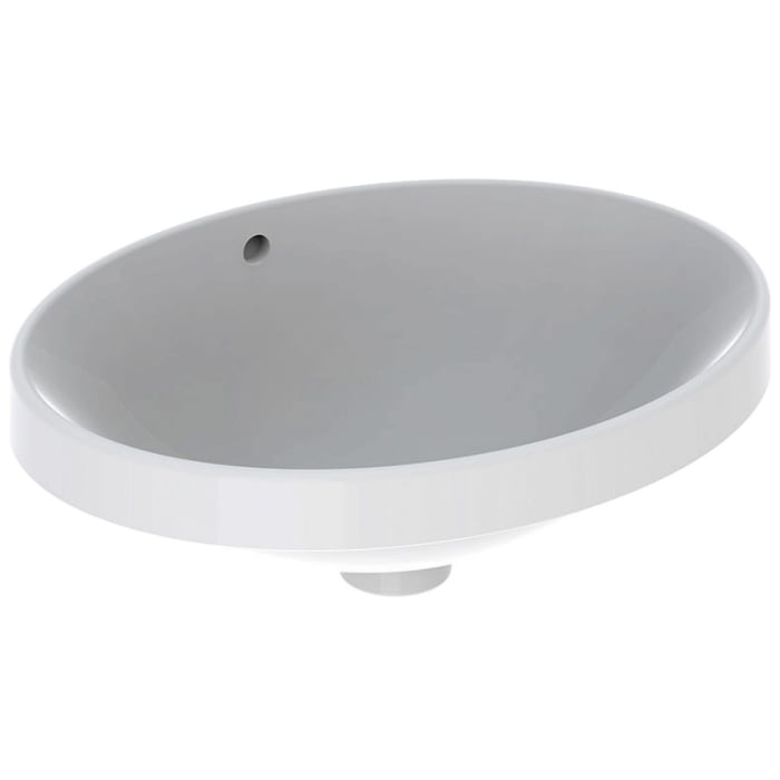 Geberit VariForm Einbauwaschtisch 50 x 40 cm, oval