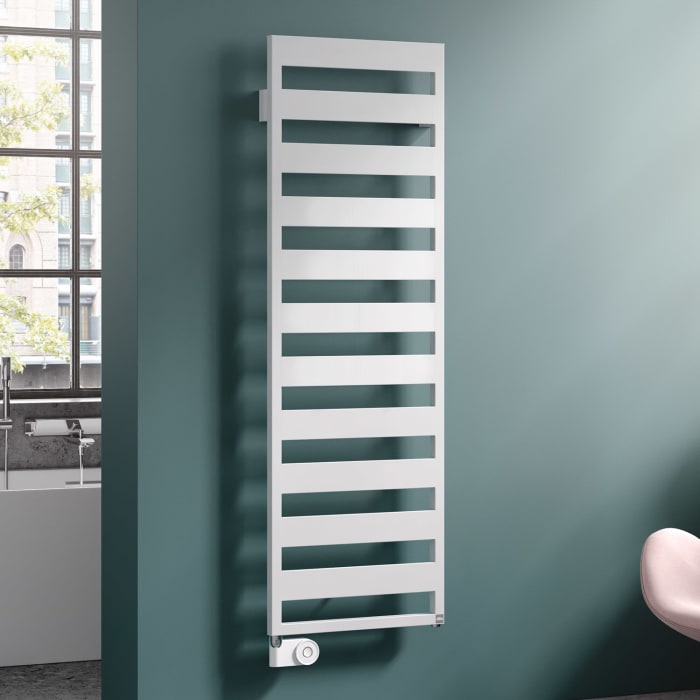 Kermi Casteo-E Badheizkörper 75 x 3 x 180,6 cm inkl. Elektro-Set FKS links