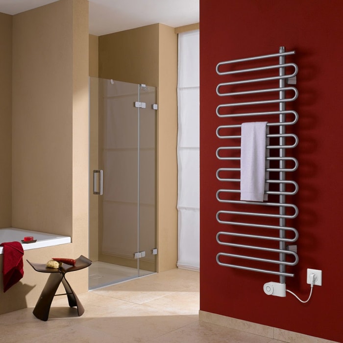 Kermi Icaro-E Badheizkörper 60 x 5,8 x 184,1 cm inkl. Elektro-Set FKS rechts