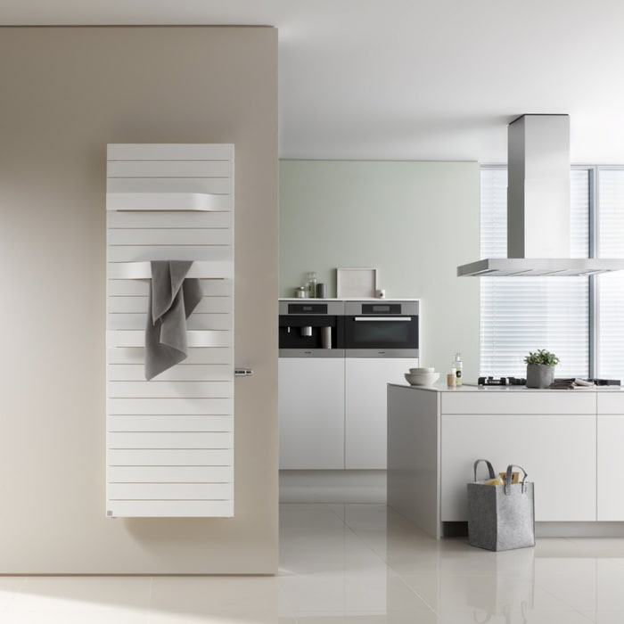 Kermi Tabeo-V Badheizkörper 50 x 10,1 x 175,7 cm Thermostatkopf seitlich rechts