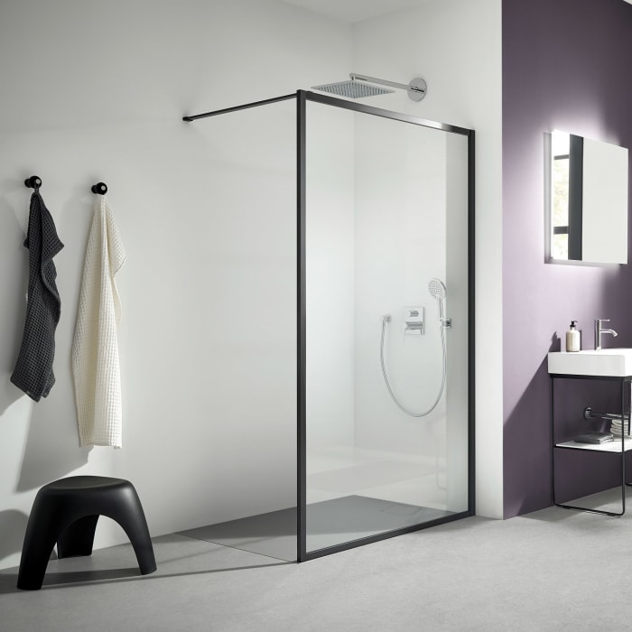 Kermi Dark Edition WALK-IN XD 90 x 200 cm